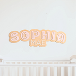 Custom Wooden Nursery Name Sign Personalized Wooden Decor Busypuzzle