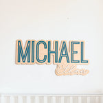 Custom Wooden Nursery Name Sign Personalized Wooden Decor Busypuzzle