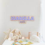 Custom Wooden Nursery Name Sign Personalized Wooden Decor Busypuzzle