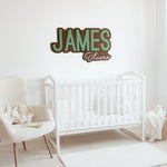 Custom Wooden Nursery Name Sign Personalized Wooden Decor Busypuzzle