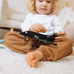 Wooden Passenger Plane Toy - Personalized Gift for Toddlers Eco-Friendly Wooden Vehicles Busypuzzle