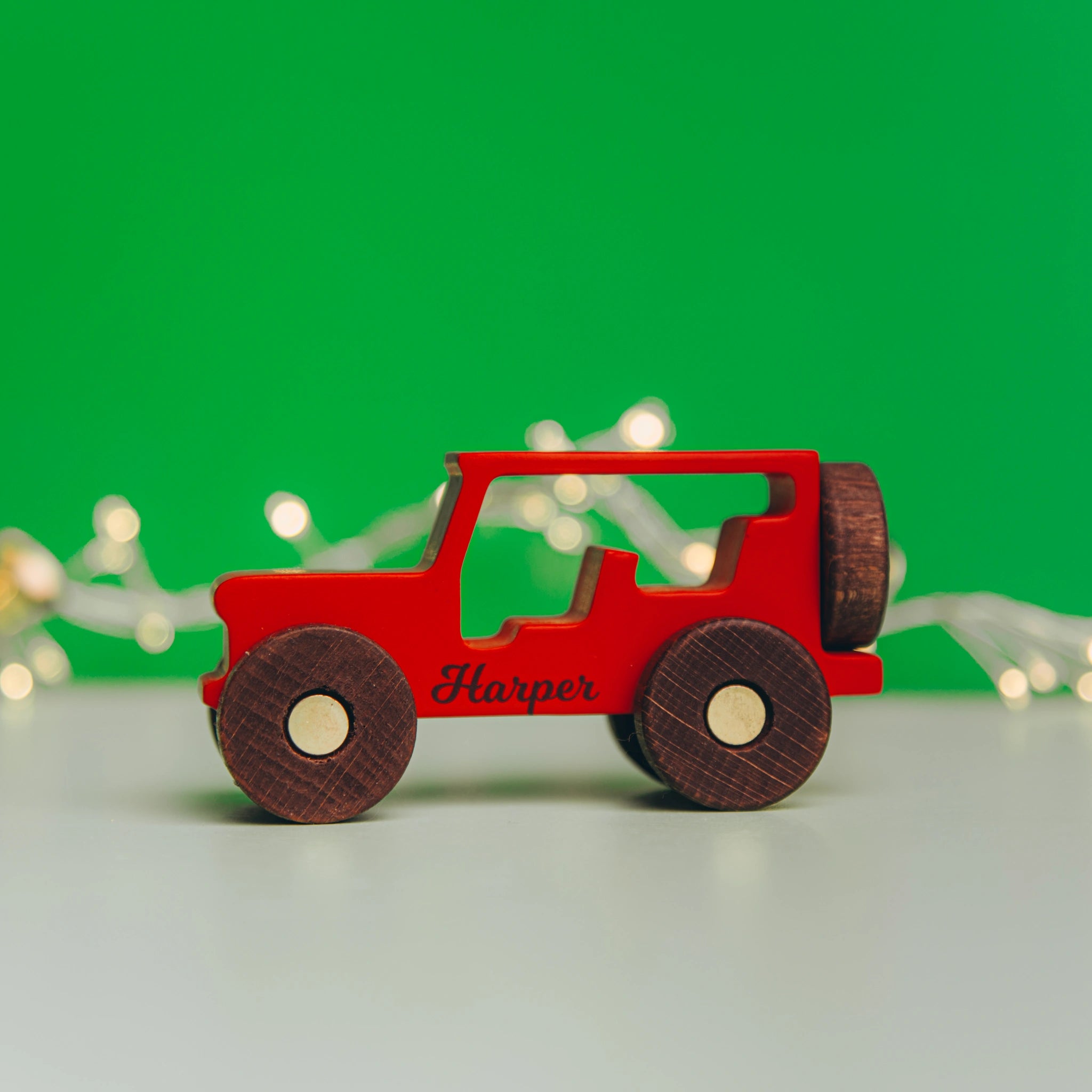 Wooden Colored Cars - Personalized Wooden Vehicle Toy Wooden Cars Busypuzzle