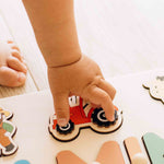 Personalized Farm Name Puzzle with Tractor and Animals – Wooden Montessori Toy for Toddlers and Kids Montessori Toys for Kids Busypuzzle
