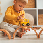 Wooden Colored Cars - Personalized Wooden Vehicle Toy Wooden Cars Busypuzzle