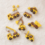 Construction Toy Vehicle Wooden Cars Busypuzzle
