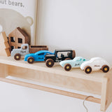 Wooden Colored Cars - Personalized Wooden Vehicle Toy