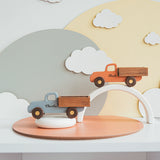 Handcrafted Wooden Truck Toy – Personalized Montessori Vehicle Gift