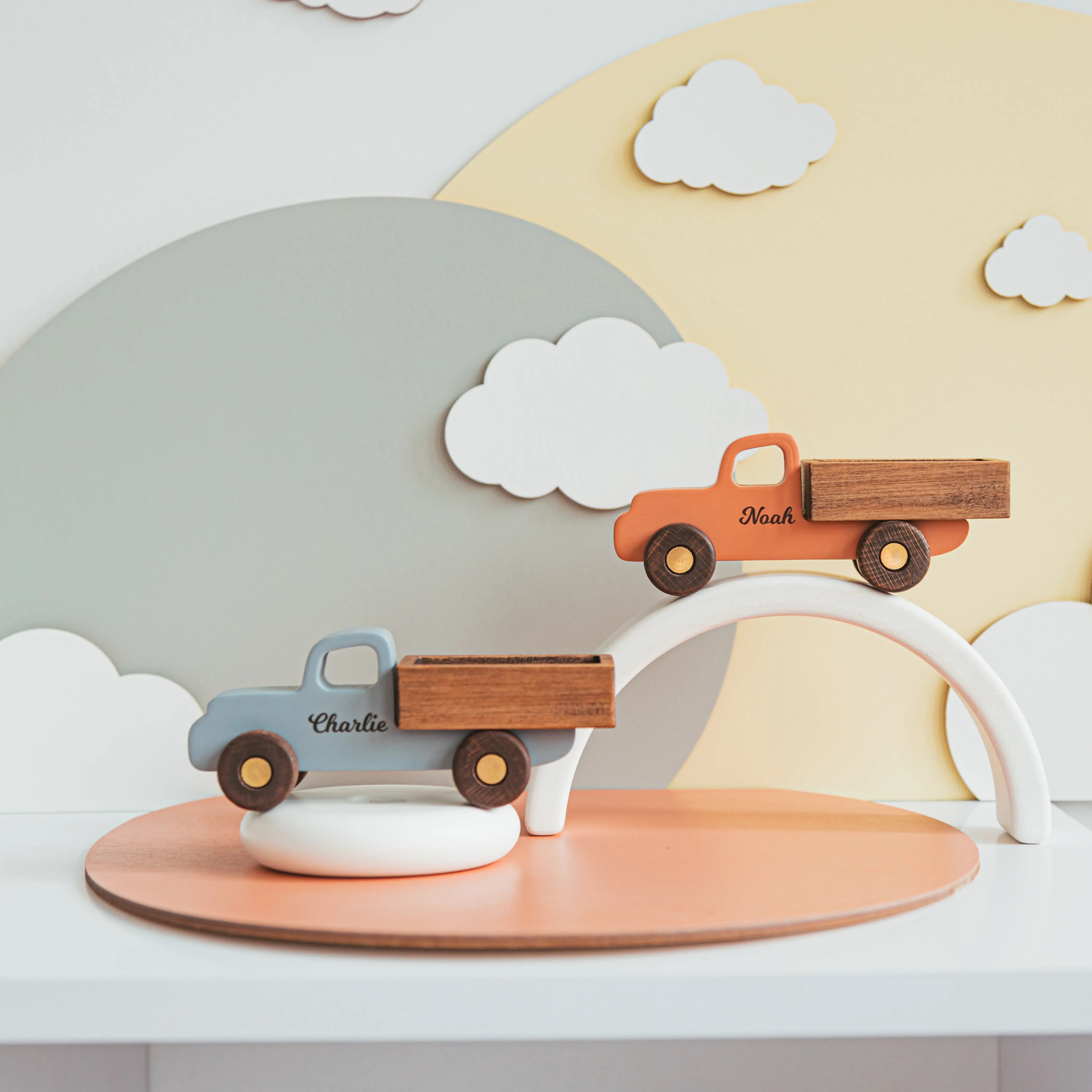 Handcrafted Wooden Truck Toy – Personalized Montessori Vehicle Gift  Busypuzzle