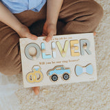 Personalized Ring Bearer Proposal Wooden Name Puzzle