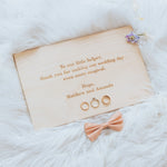 Personalized Ring Bearer Proposal Wooden Name Puzzle Wooden Busy Boards Busypuzzle
