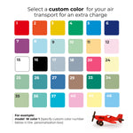 Wooden Colored Planes - Personalized Wooden Aviation Toy Eco-Friendly Wooden Vehicles Busypuzzle