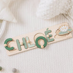 Custom Wooden Name Puzzle For Girl Wooden Name Puzzles Busypuzzle