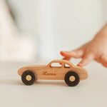 Personalized Wooden Toy Car – Handcrafted Montessori Vehicle Wooden Cars Busypuzzle