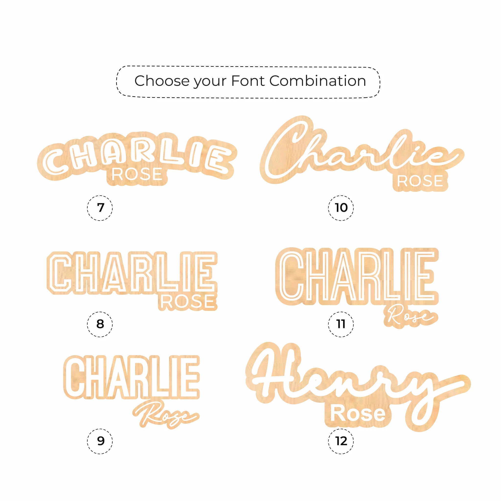 Custom Wooden Nursery Name Sign Personalized Wooden Decor Busypuzzle