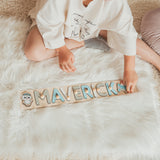 Custom Wooden Name Puzzle For Boy