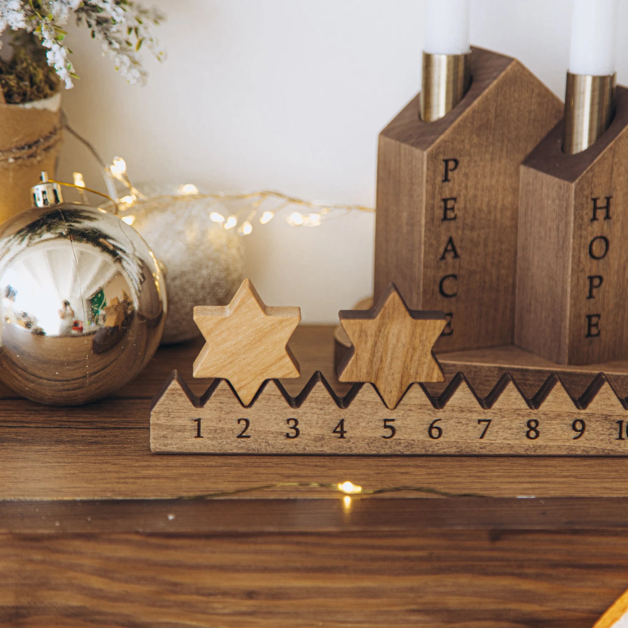 Wooden Candle Holders Eco-Friendly Christmas Products Busypuzzle