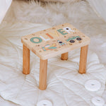Personalized Step Stool for Boy - Custom Wooden Name Gift for Son or Grandson Personalized Wooden Decor Busypuzzle