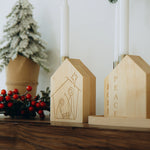 Wooden Candle Holders Eco-Friendly Christmas Products Busypuzzle