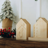 Wooden Candle Holders