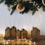 Wooden Candle Holders Eco-Friendly Christmas Products Busypuzzle