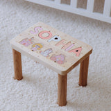 Montessori-Inspired Wooden Stool