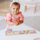 Custom Wooden Name Puzzle For Girl