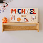 Custom Sports Theme Name Puzzle – First Birthday Keepsake for Boys and Girls Personalized children's products Busypuzzle