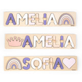 Custom Name Puzzle For Niece And Nephew