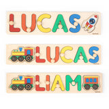 Custom Wooden Name Puzzle For Boy