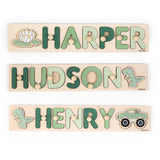 Custom Wooden Name Puzzle For Girl