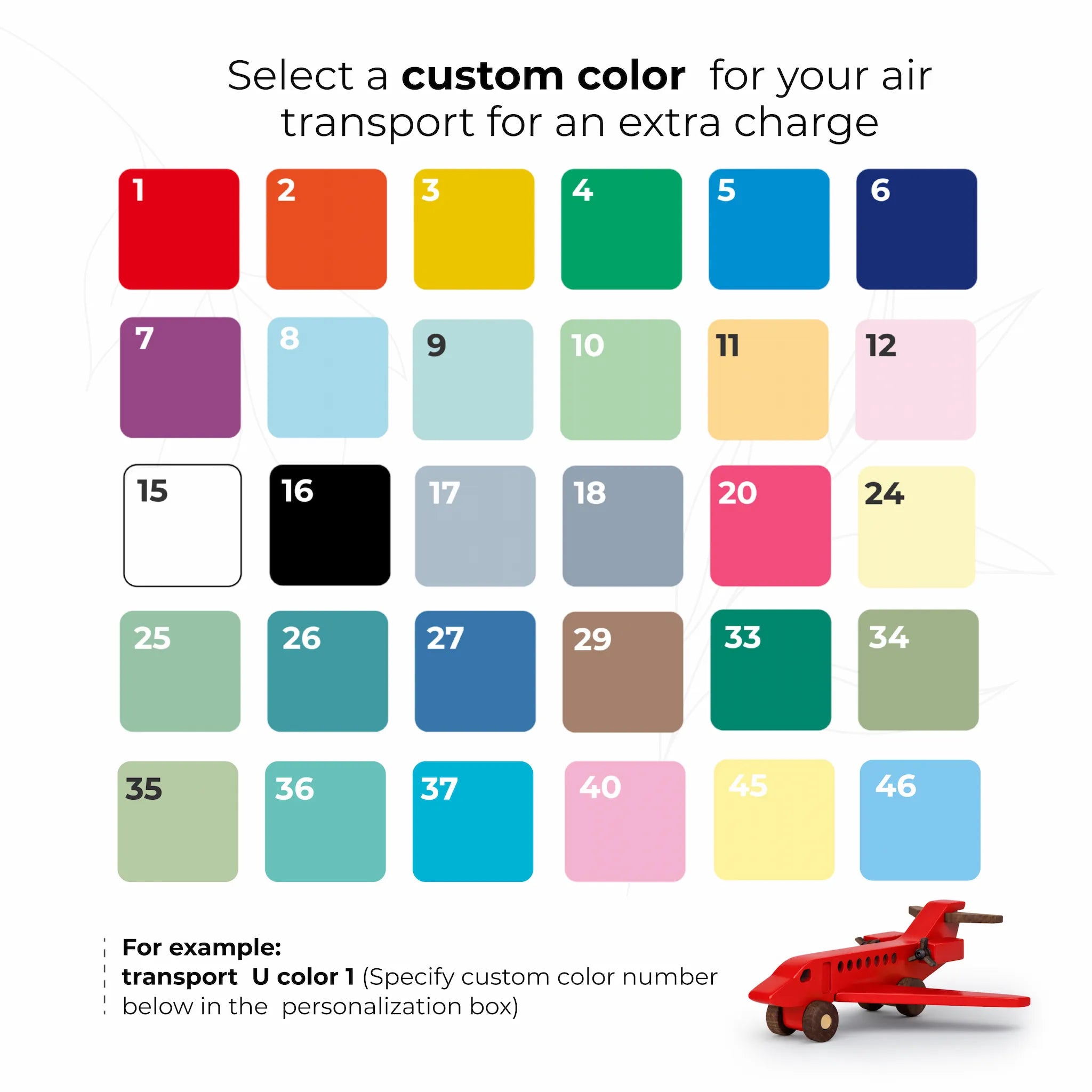 Wooden Passenger Plane Toy - Personalized Gift for Toddlers Eco-Friendly Wooden Vehicles Busypuzzle