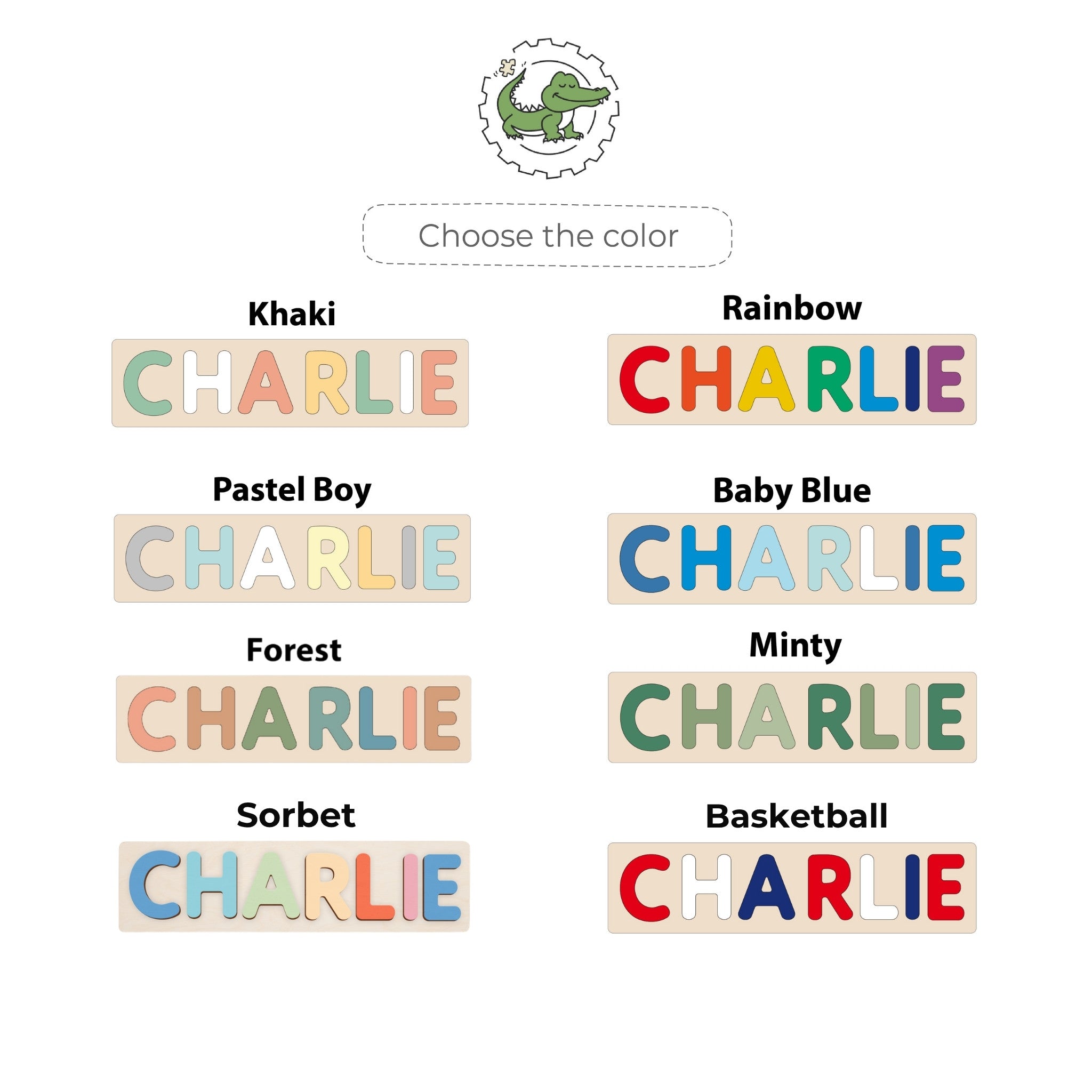 Custom Wooden Name Puzzle For Boy Wooden Name Puzzles Busypuzzle