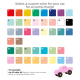 Wooden Colored Cars - Personalized Wooden Vehicle Toy