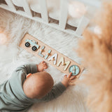 Custom Wooden Name Puzzle For Boy