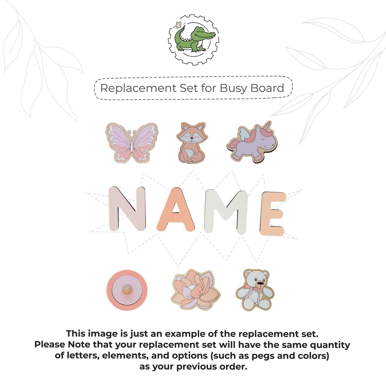 Replacement Letters, Elements, Pieces  Busypuzzle