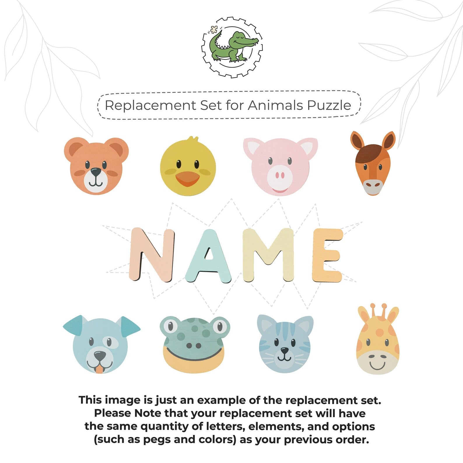 Replacement Letters, Elements, Pieces  Busypuzzle