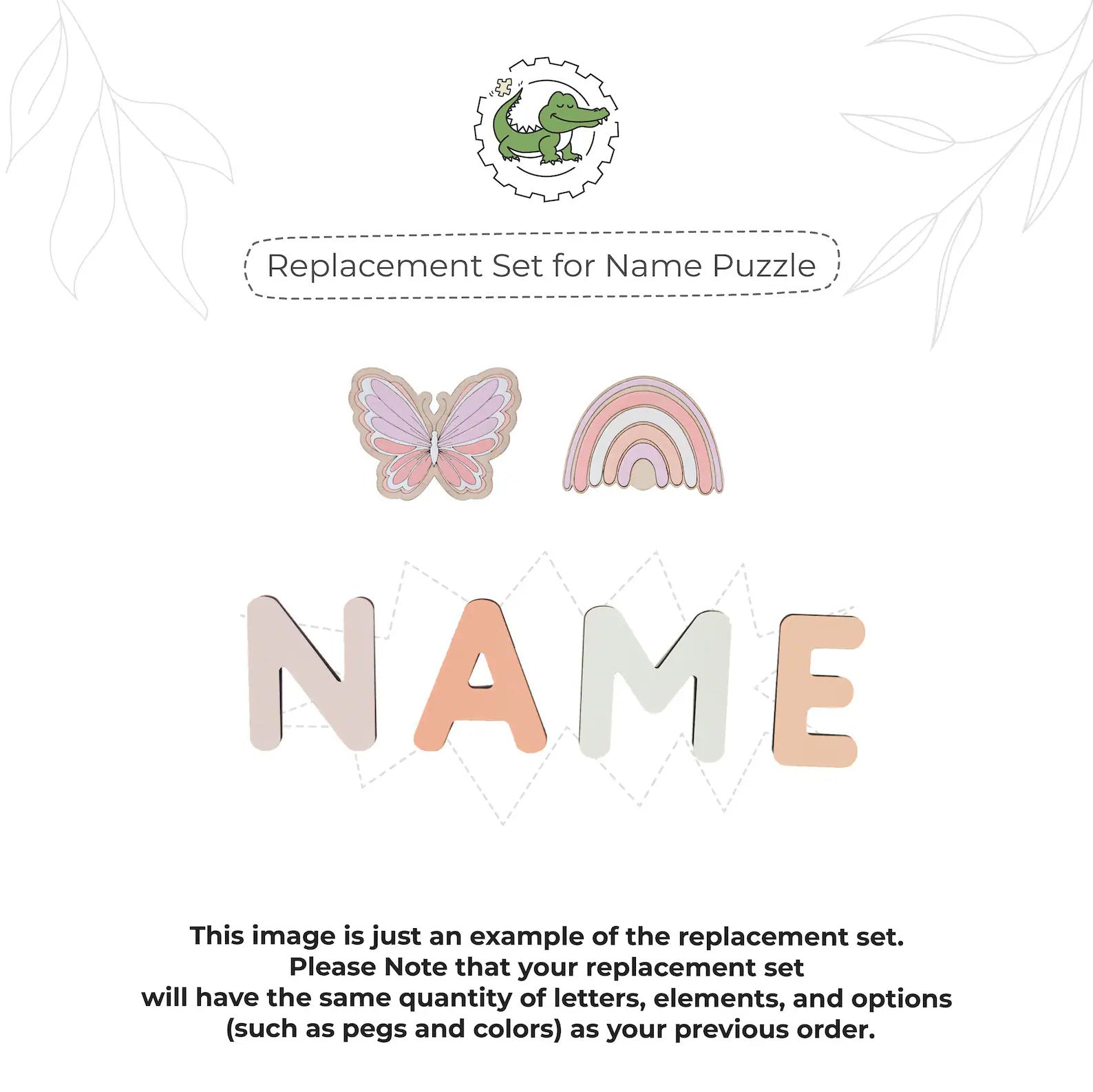 Replacement Letters, Elements, Pieces  Busypuzzle