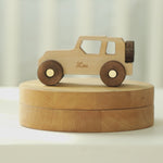 Personalized Wooden Toy Car – Handcrafted Montessori Vehicle Wooden Cars Busypuzzle