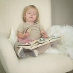 Personalized Name Busy Board for Toddlers – Wooden Montessori Sensory Toy Wooden Busy Boards Busypuzzle